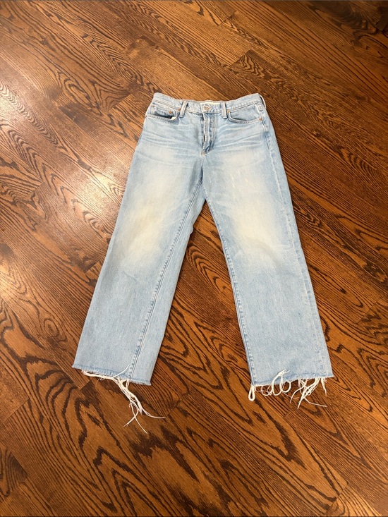 MOTHER Denim - Mother Rambler ZIP ankle fray I am with the band